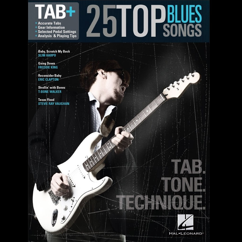 25 Top Blues Songs Tab+ - Guitar Song Books available at Foulds Guitars Derby