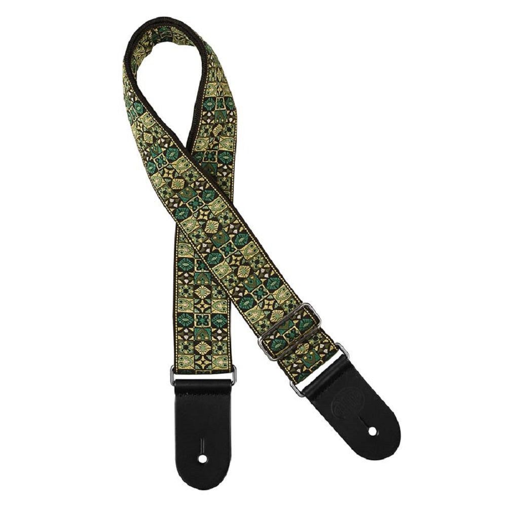 Gaucho Traditional Strap 186 GN - Straps available at Foulds Guitars Derby