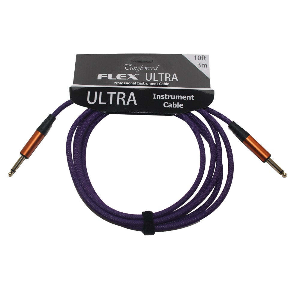 Flex Ultra 3m Cable - Blackberry - nan available at Foulds Guitars Derby