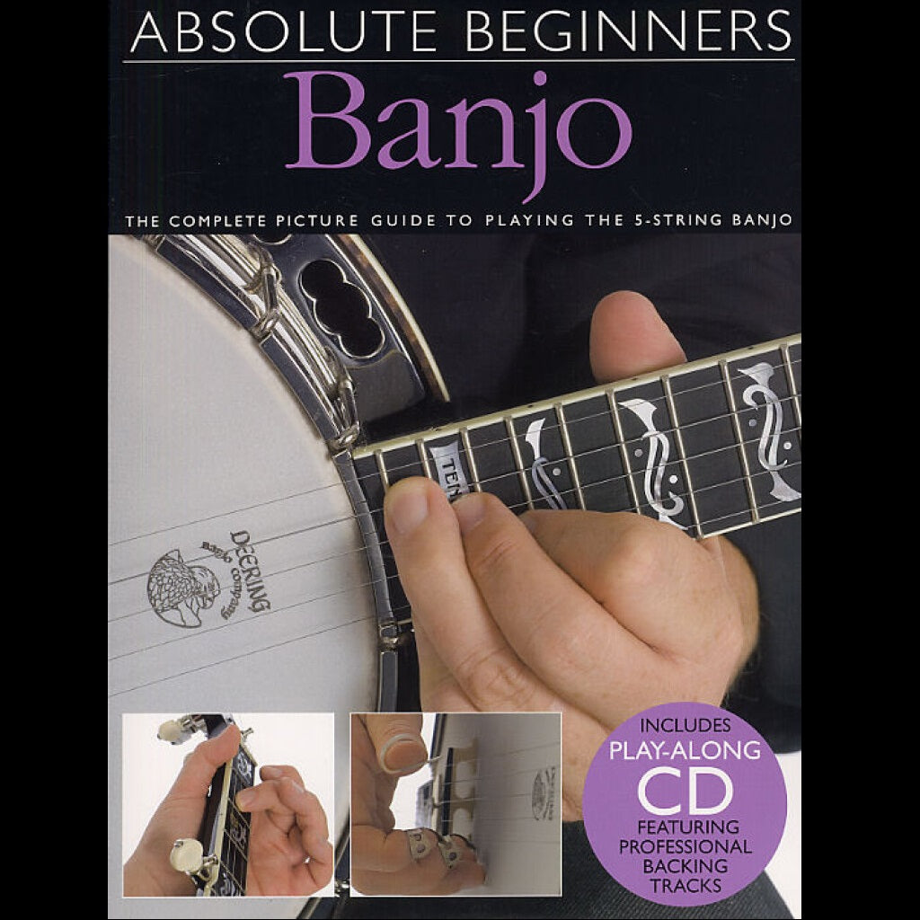 Absolute Beginners Banjo - Banjo Books available at Foulds Guitars Derby