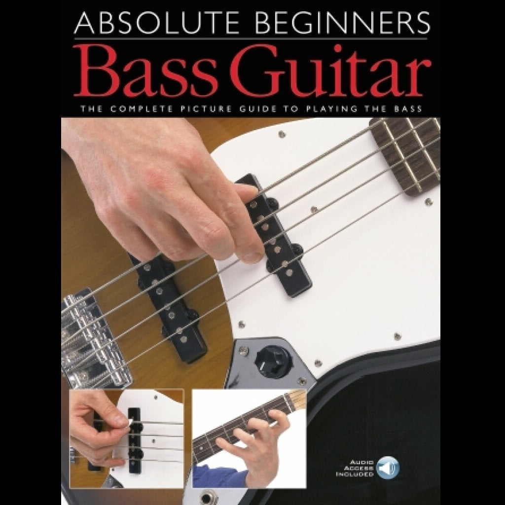 Absolute Beginners Bass Guitar - Bass Tutor Books available at Foulds Guitars Derby