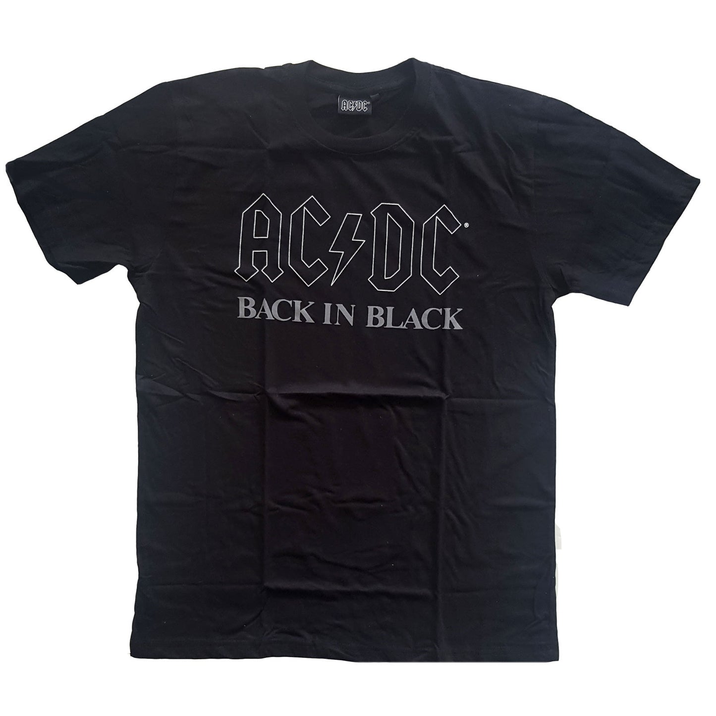 AC/DC Back in Black T-Shirt - T Shirts available at Foulds Guitars Derby