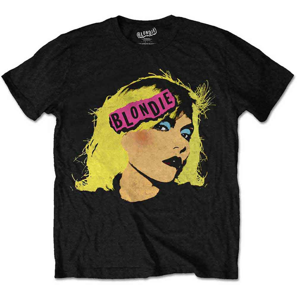 Blondie Unisex Punk Logo T-Shirt - T Shirts available at Foulds Guitars Derby