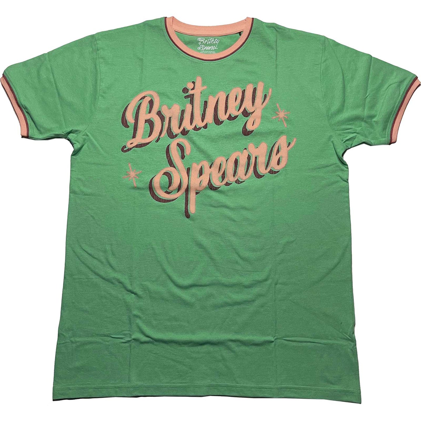 Britney Spears Retro Text T-Shirt - T Shirts available at Foulds Guitars Derby