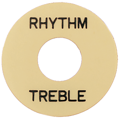 Les Paul Style Switch Surround - Cream - Switch Plates available at Foulds Guitars Derby