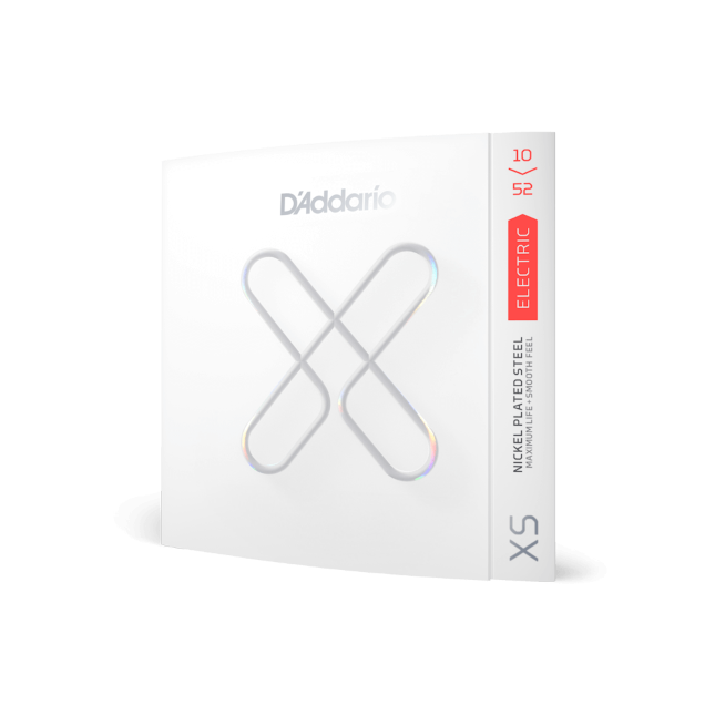 D'Addario XS Nickel Coated Electric Guitar Strings 10-52 - Electric Guitar Strings available at Foulds Guitars Derby