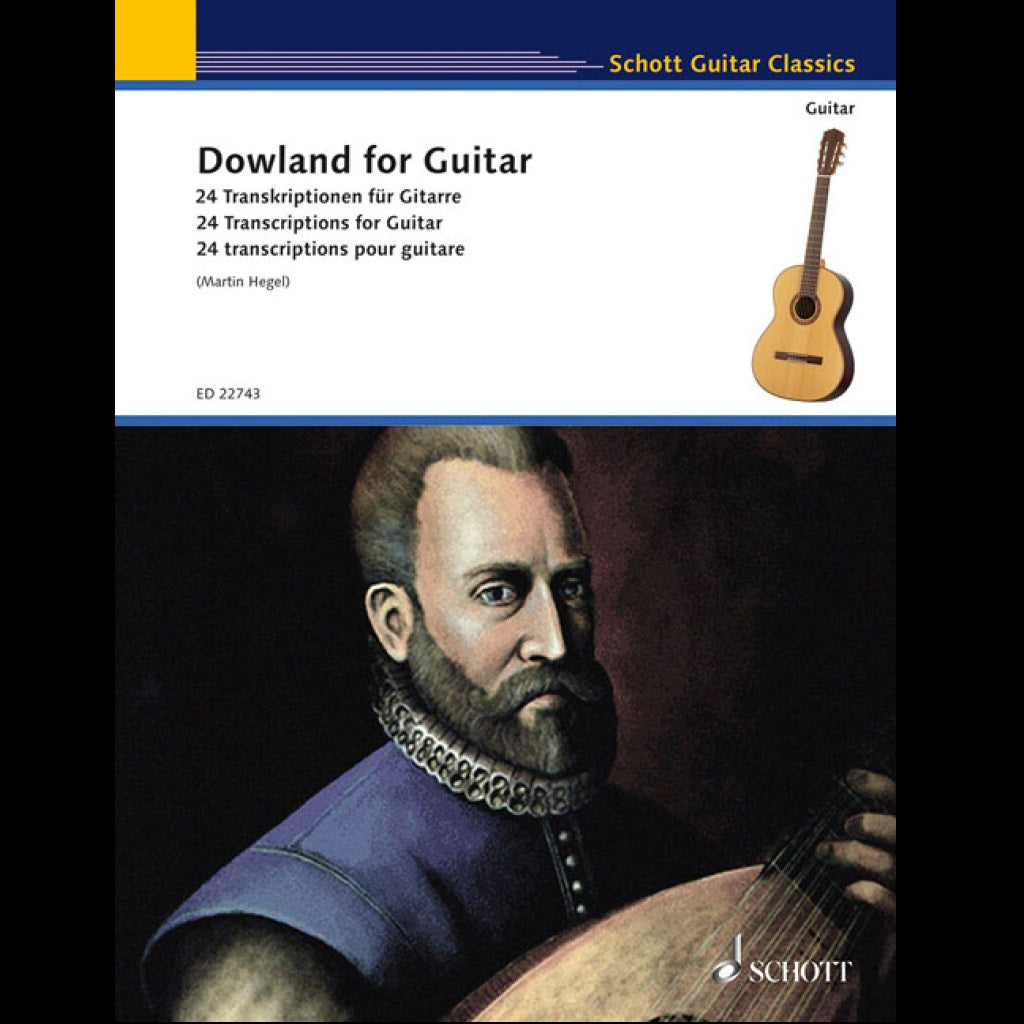 Dowland For Guitar - Classical Guitar Books available at Foulds Guitars Derby