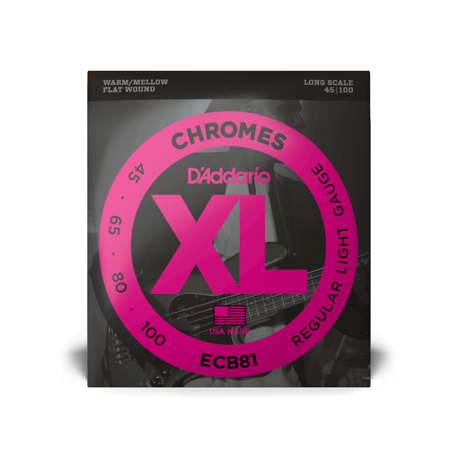 D'Addario XL Chromes Bass Strings - Bass Strings available at Foulds Guitars Derby