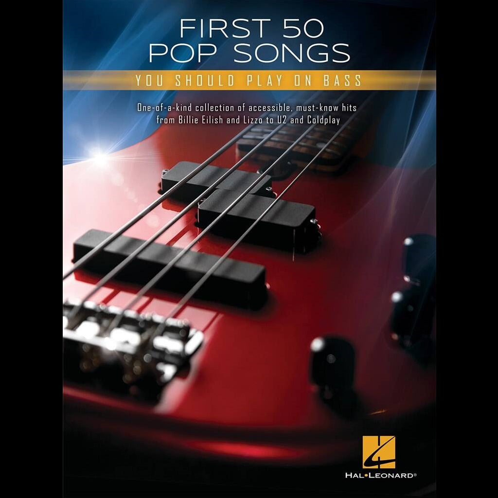 First 50 Pop Songs - Bass Song Books available at Foulds Guitars Derby