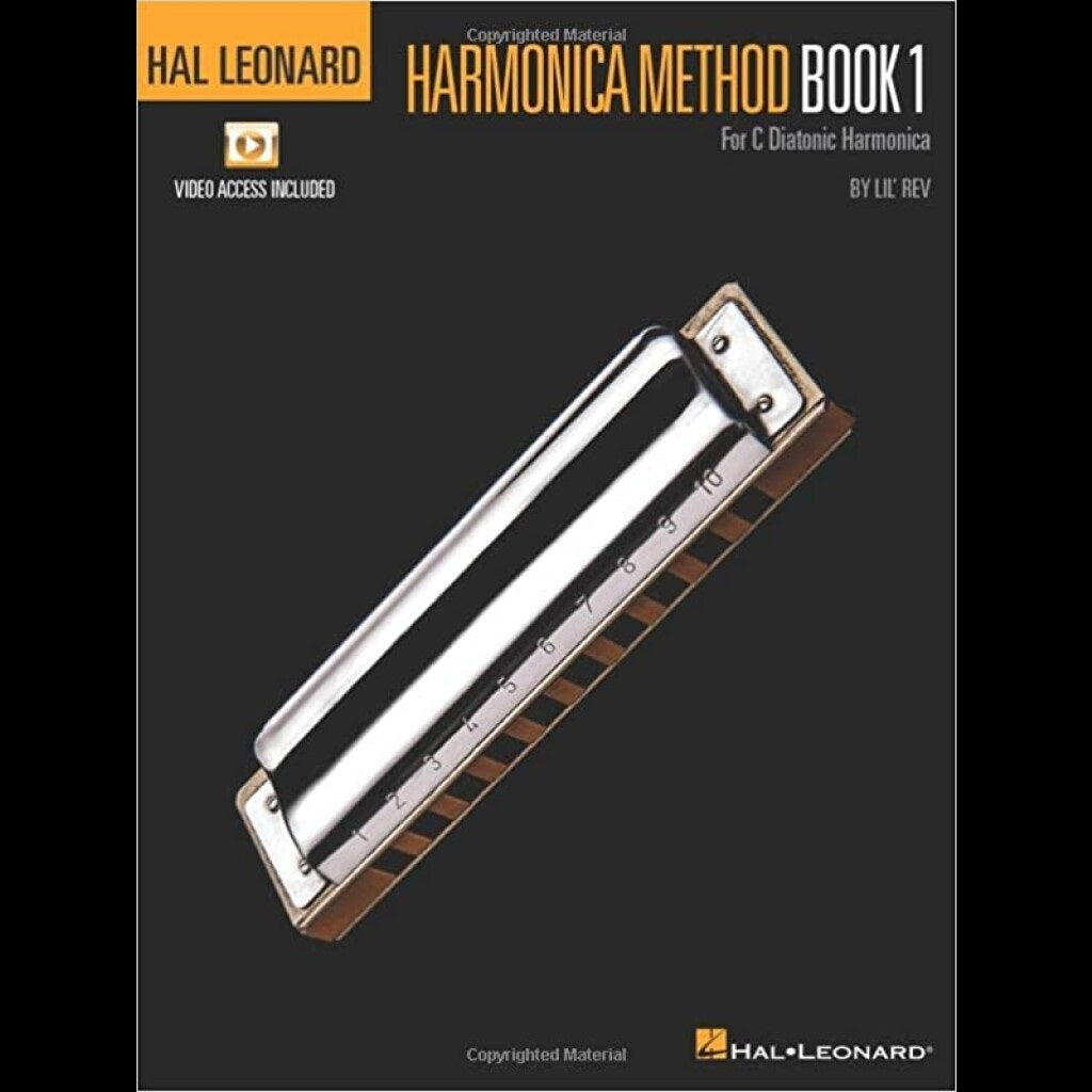 Hal Leonard Harmonica Method Book 1 - Harmonica Books available at Foulds Guitars Derby