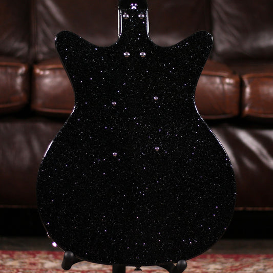 Danelectro Blackout 59 Guitar - Black Metalflake