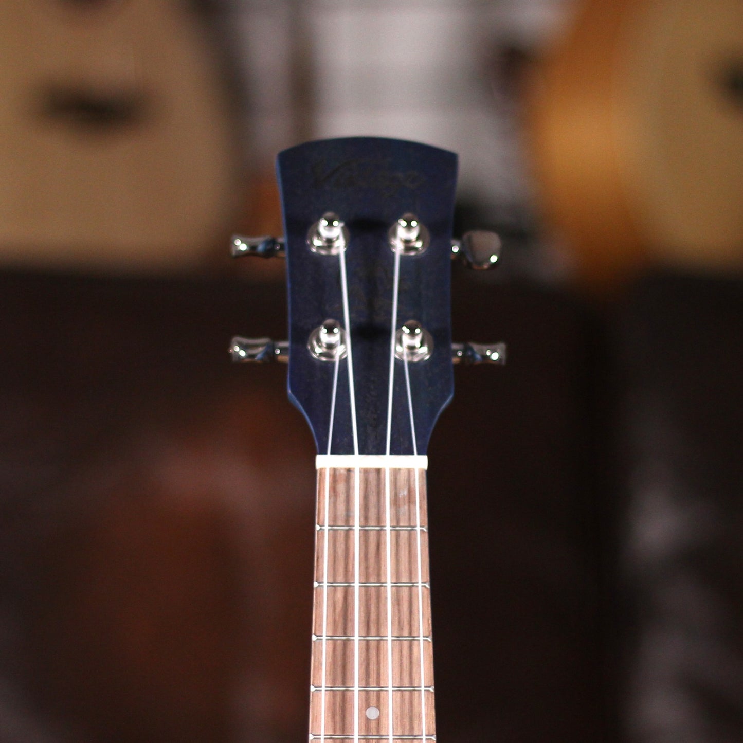 Laka Sapele Series Soprano Ukulele - Midnight Blue