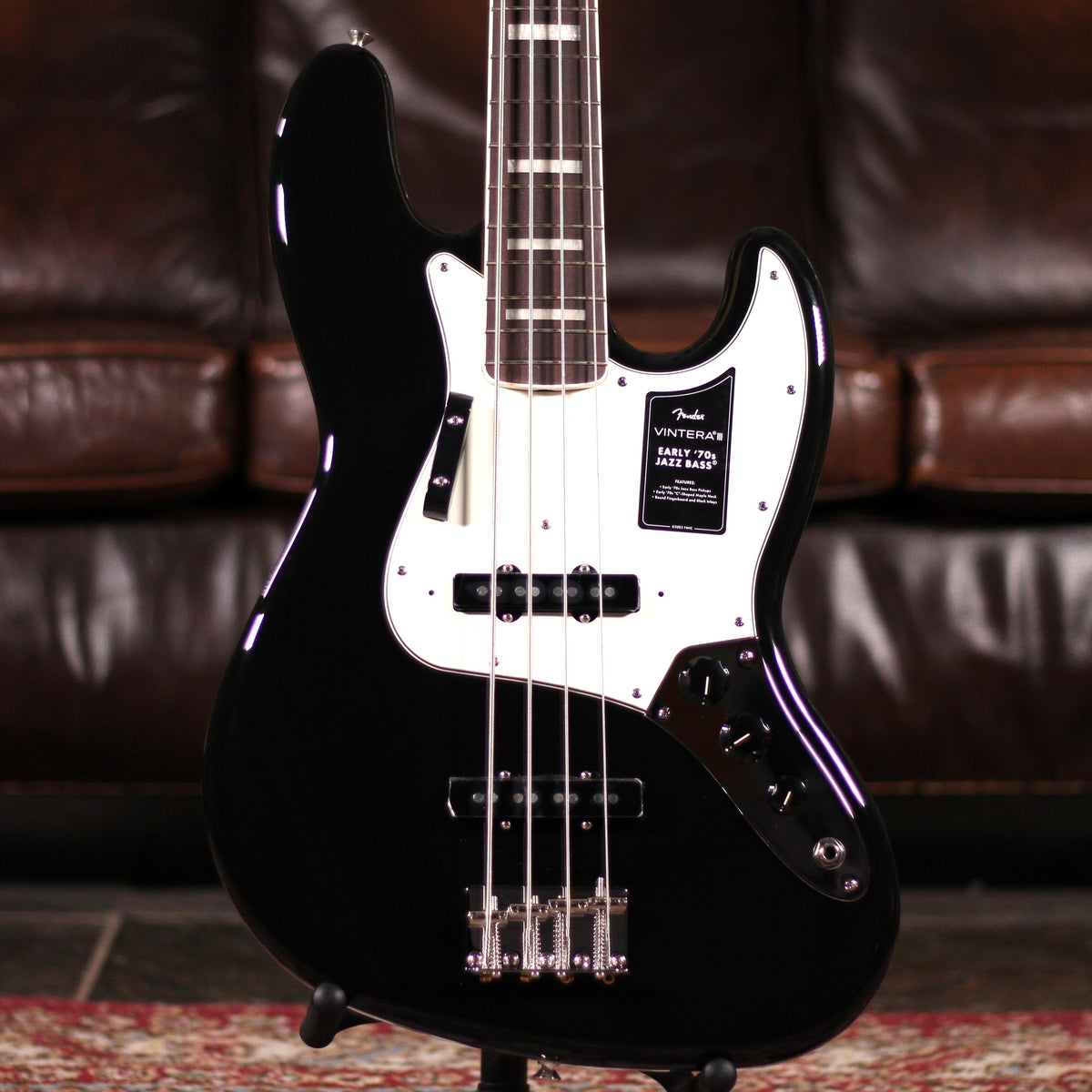 Fender Vintera III Early 70s Jazz Bass Black