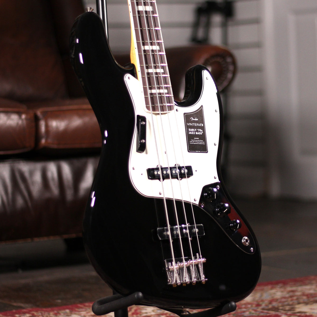 Fender Vintera III Early 70s Jazz Bass Black