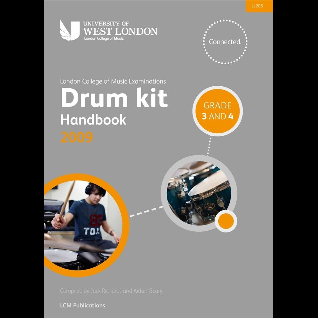 LCM Drumkit Gr 3/4 - Drum Exam Music available at Foulds Guitars Derby