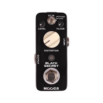 Mooer Black Secret Distortion Pedal - Guitar Pedals available at Foulds Guitars Derby
