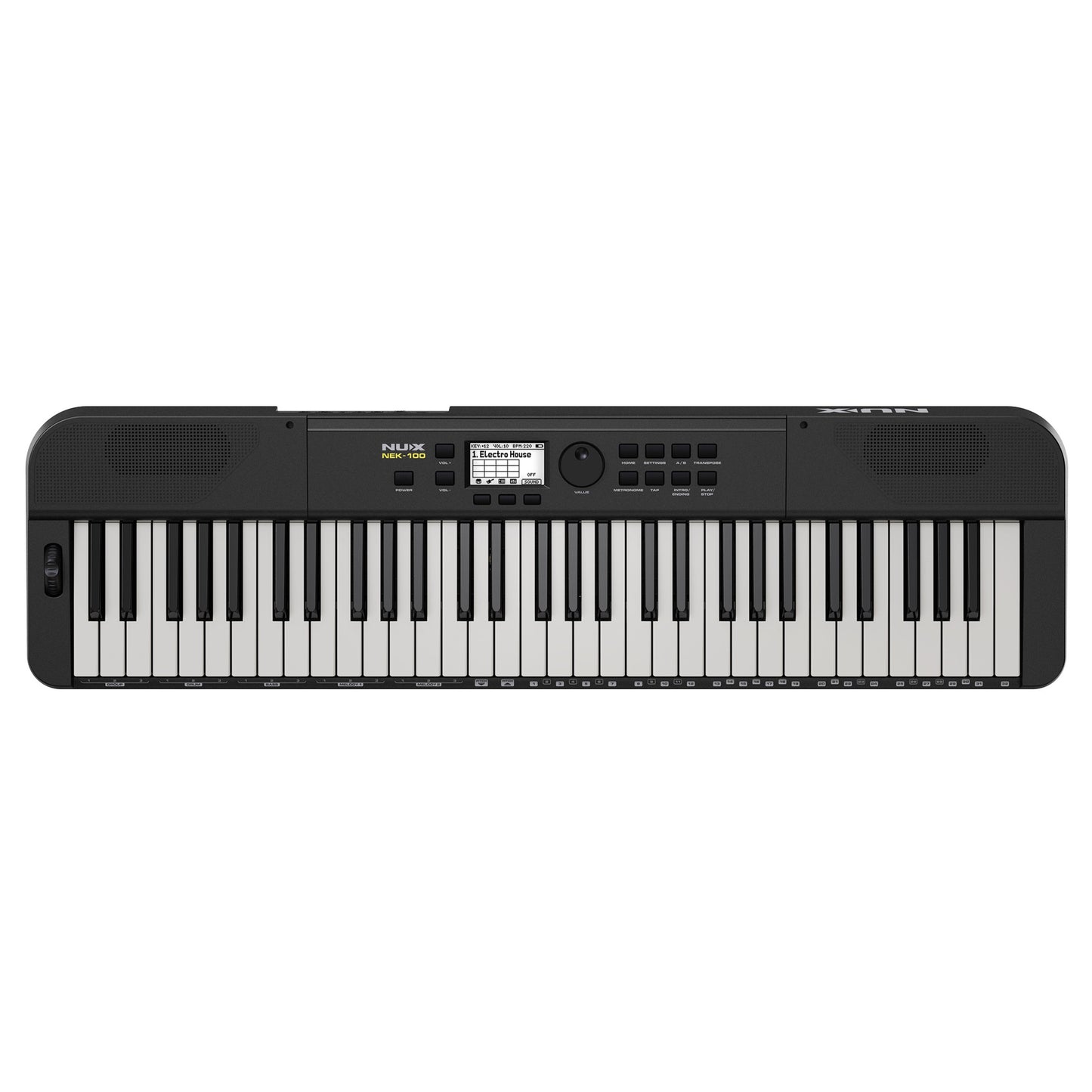 NEK-110 Portable Keyboard - Black