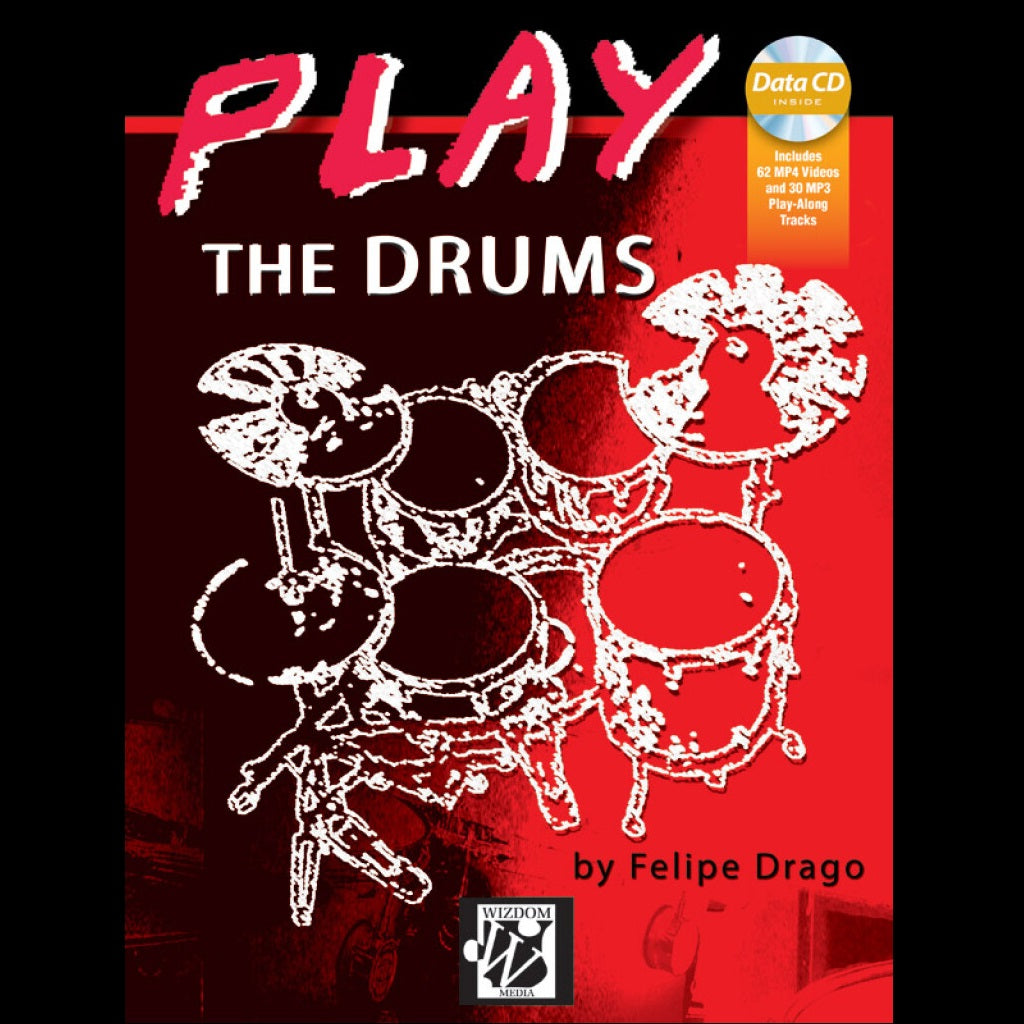 Play The Drums (CD) - Drum Tutor Books available at Foulds Guitars Derby