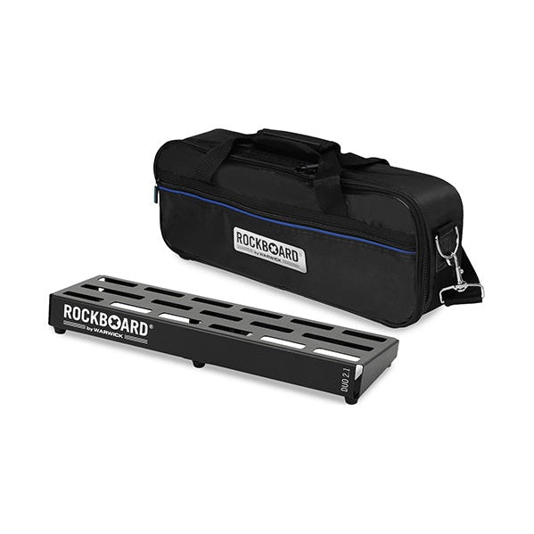 Rockboard DUO 2.1 with Gig Bag - Pedal Boards available at Foulds Guitars Derby