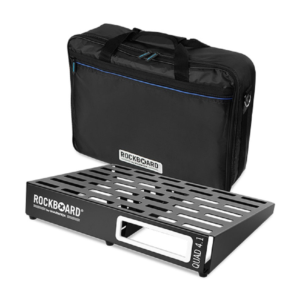 Rockboard QUAD 4.1 with Gig Bag - Pedal Boards available at Foulds Guitars Derby