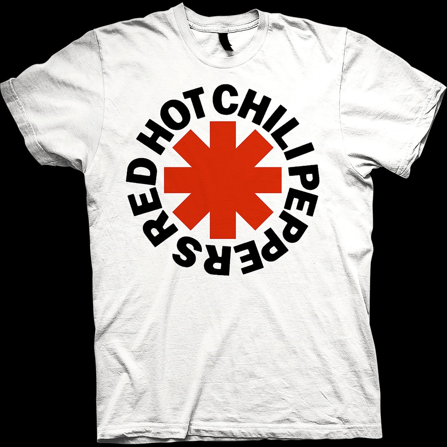 Red Hot Chili Peppers Red Asterix T-Shirt - T Shirts available at Foulds Guitars Derby