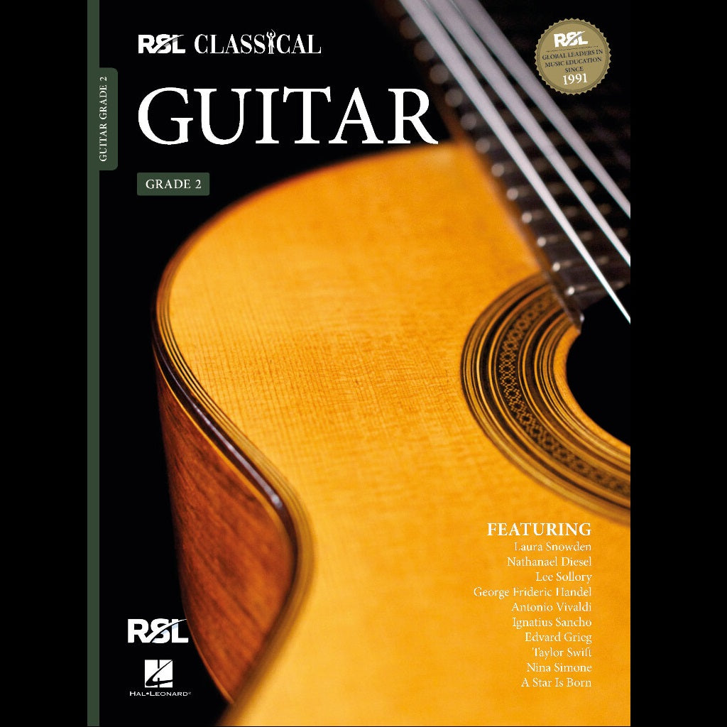 RSL Classical Guitar Grade 2 - Guitar Exam Books available at Foulds Guitars Derby