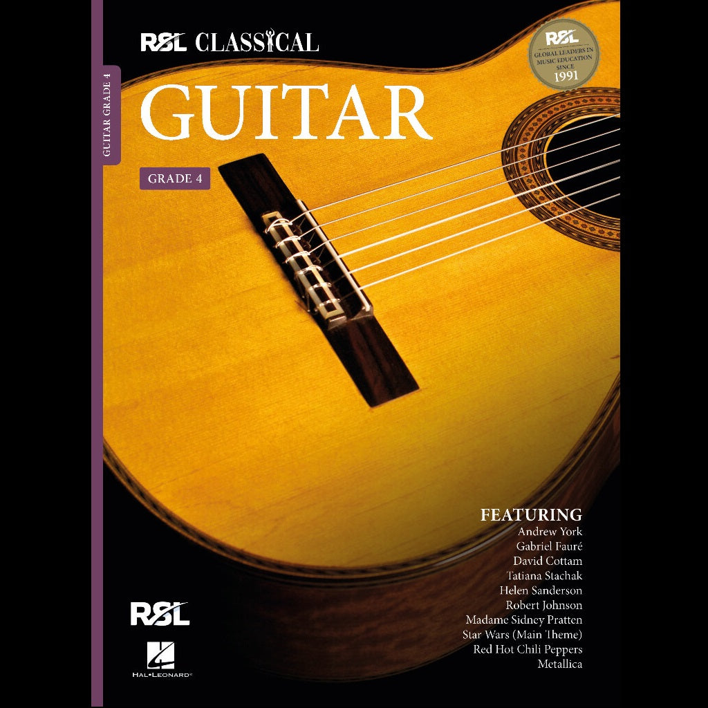 RSL Classical Guitar Grade 4 - Guitar Exam Books available at Foulds Guitars Derby