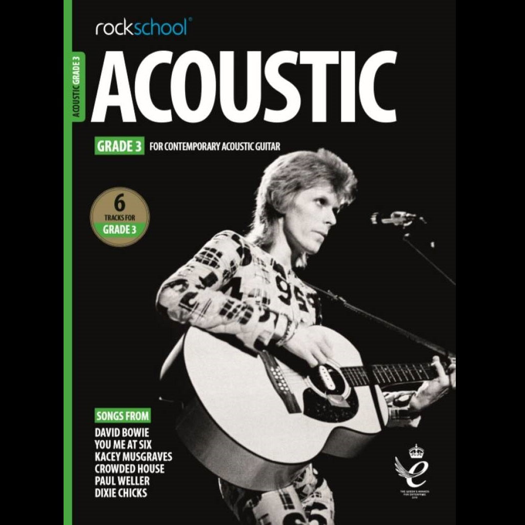 Rockschool Acoustic Guitar Grade 3 2019 - Guitar Exam Books available at Foulds Guitars Derby