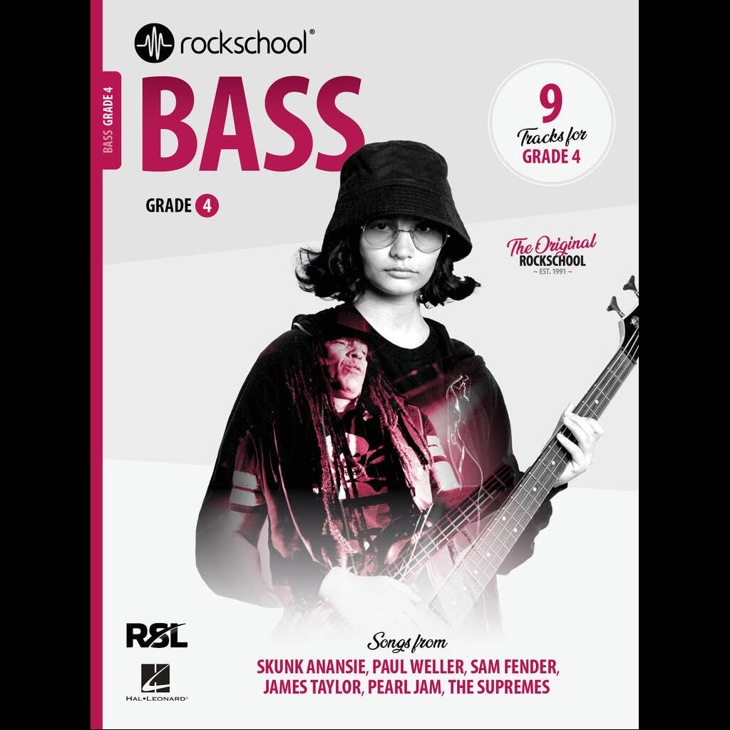 Rockschool Bass Grade 4 (2024) - Bass Exam Books available at Foulds Guitars Derby