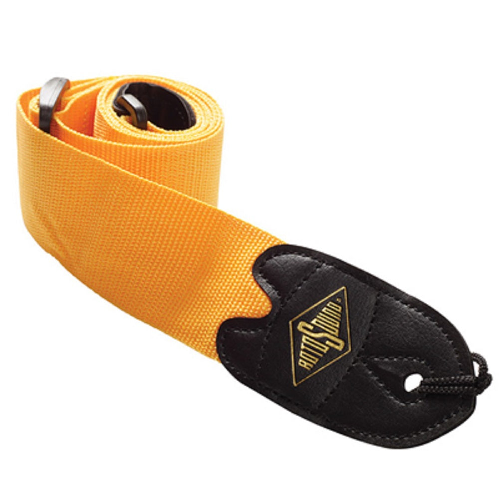 Rotosound Webbing Strap Orange - Straps available at Foulds Guitars Derby