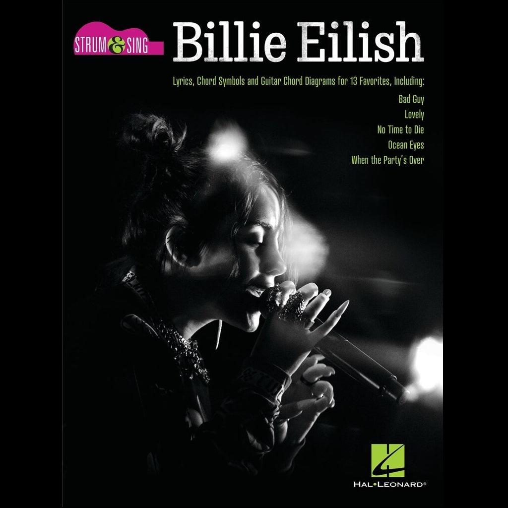 Strum and Sing Billie Eilish - Guitar Song Books available at Foulds Guitars Derby