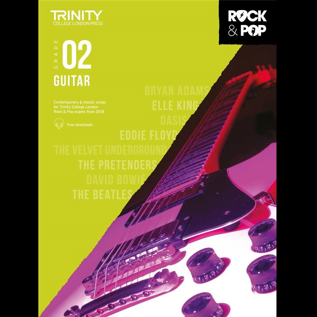 Trinity Rock & Pop Guitar Grade 2 - Guitar Exam Books available at Foulds Guitars Derby