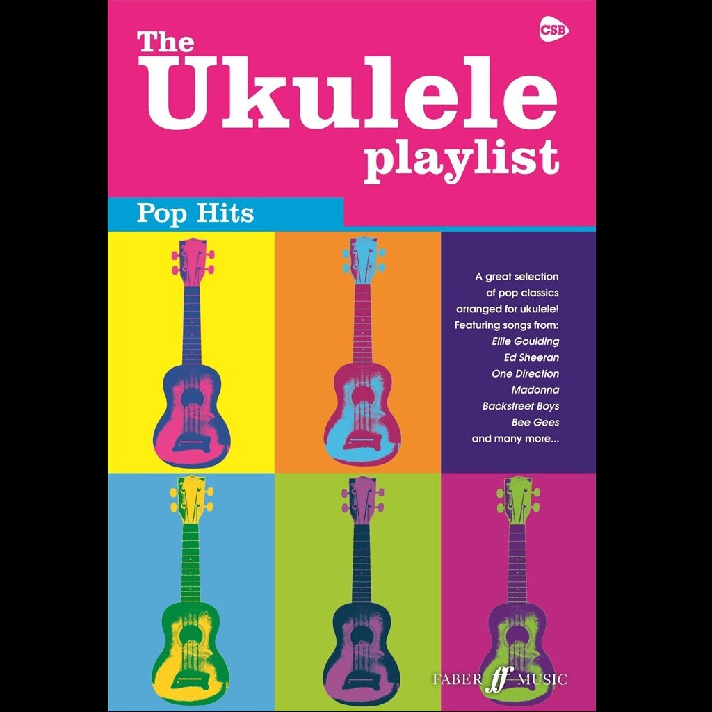The Ukulele Playlist Pop Hits - Ukulele Song Books available at Foulds Guitars Derby