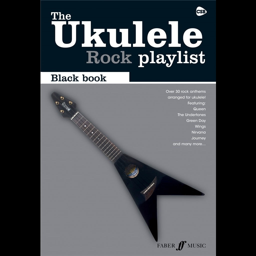 The Ukulele Rock Playlist - Ukulele Song Books available at Foulds Guitars Derby