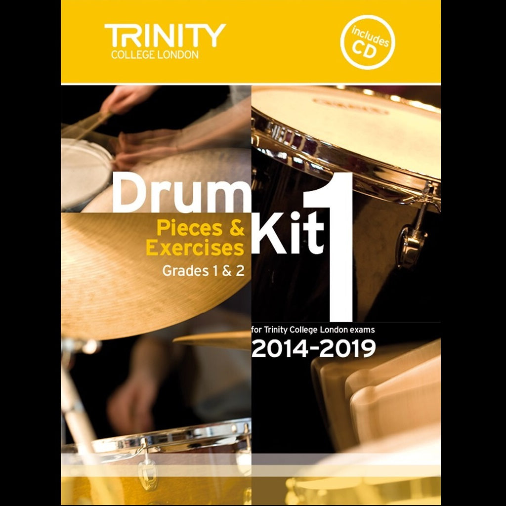 Trinity Drumkit 2014-19 Book 1 - Drum Exam Music available at Foulds Guitars Derby
