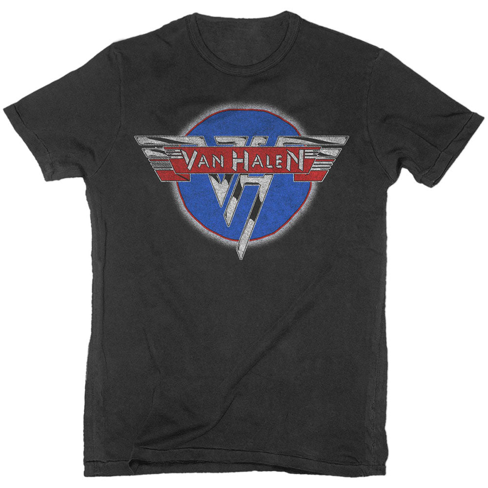 Van Halen Chrome Logo T-Shirt - T Shirts available at Foulds Guitars Derby