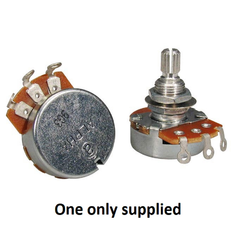 Alpha 500K Volume Pot 25mm - 500k available at Foulds Guitars Derby