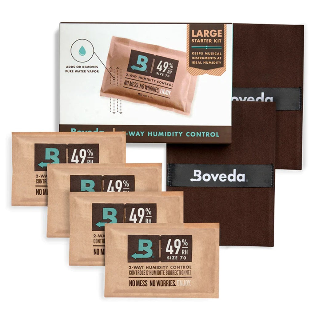 Boveda Humidity Control 49% Kit SIze 70 - Tools available at Foulds Guitars Derby