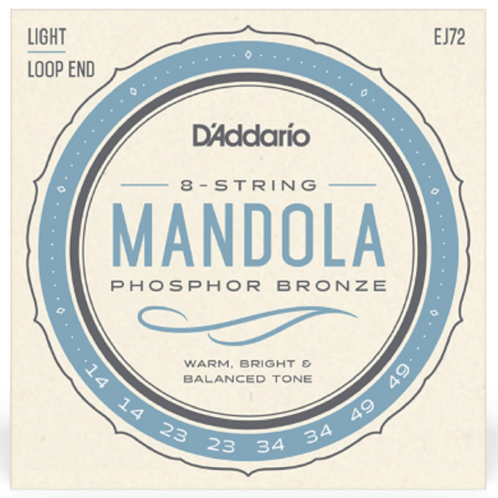 D'Addario EJ72 Mandola 14-49 - Folk Strings available at Foulds Guitars Derby