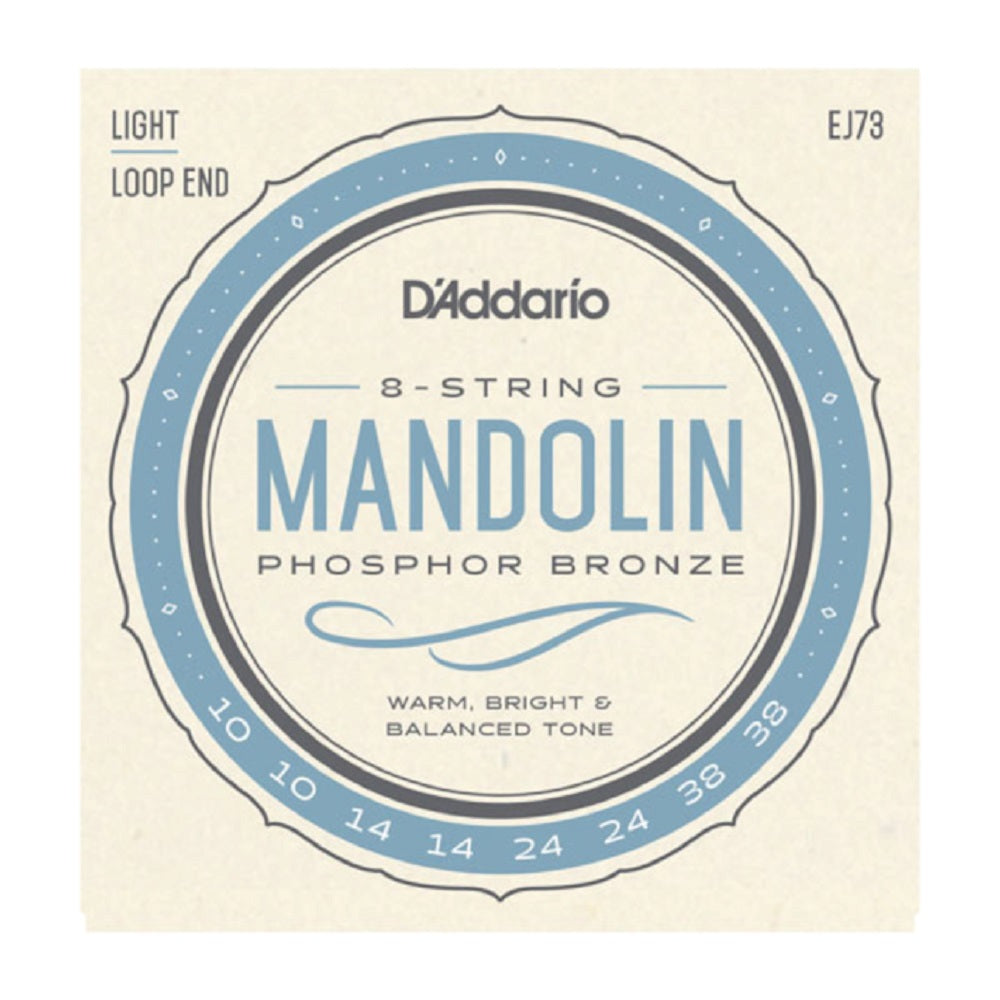 D'Addario EJ73 Mandolin 10-38 - Folk Strings available at Foulds Guitars Derby
