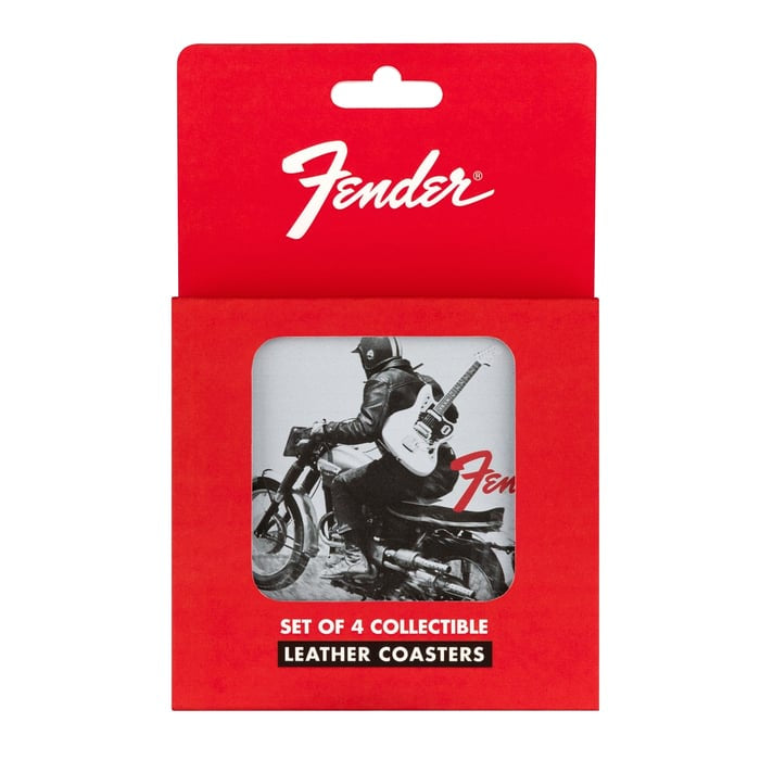 Fender 4pc Coaster Set - Vintage - Gifts available at Foulds Guitars Derby