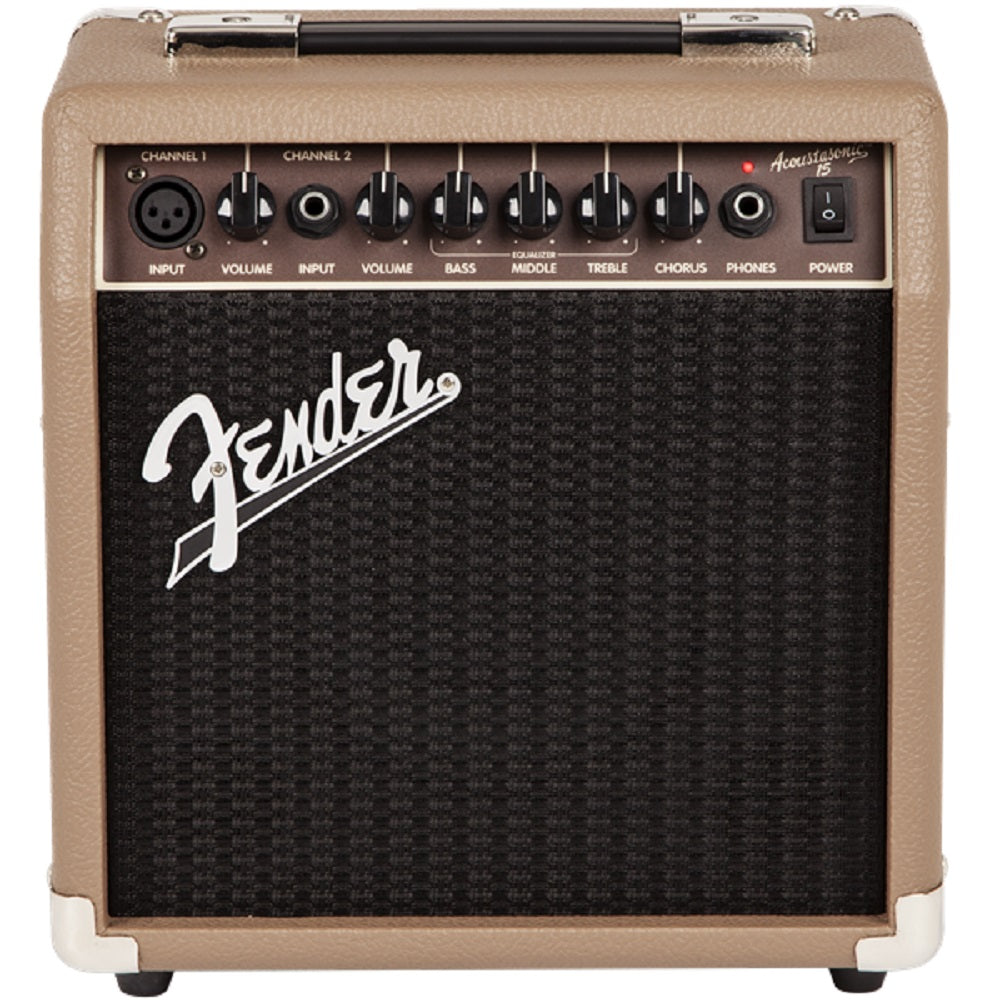 Fender Acoustasonic 15 - Acoustic Amplifiers available at Foulds Guitars Derby
