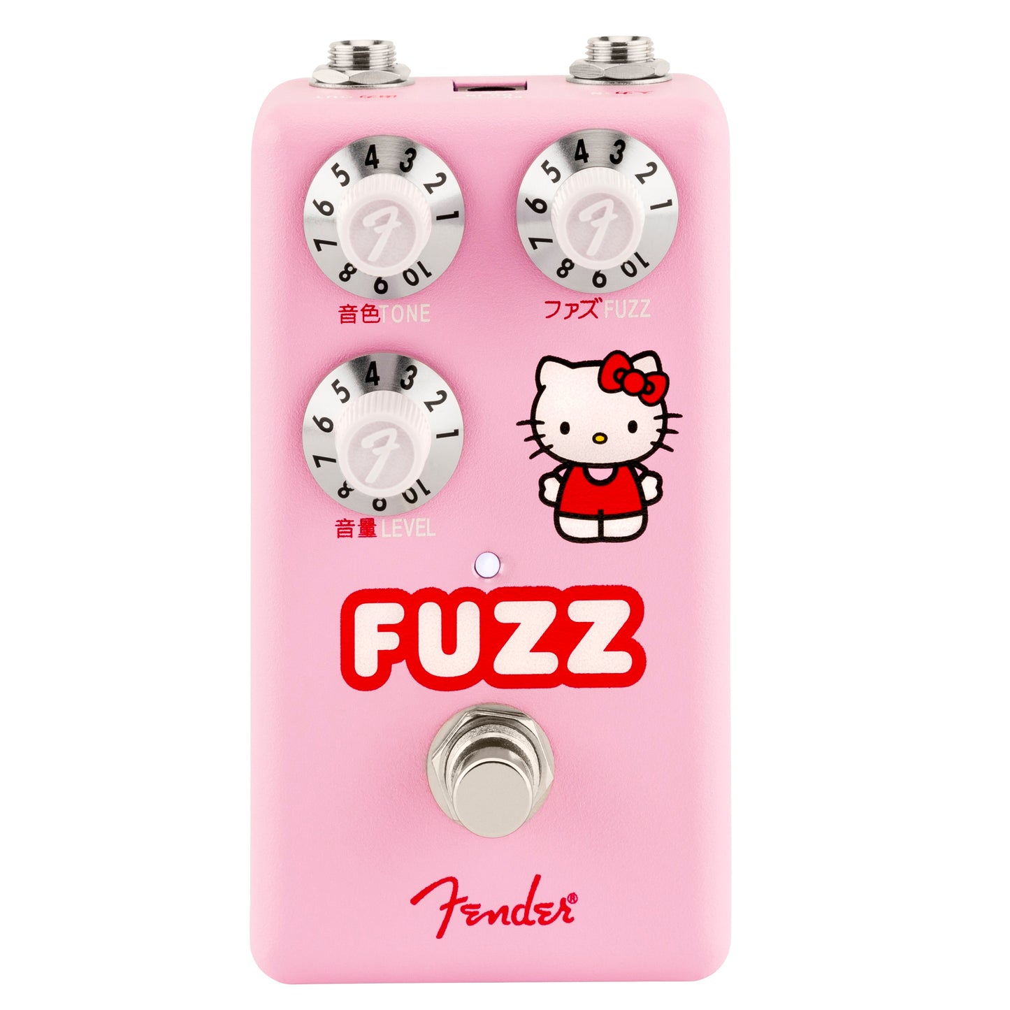Fender x Hello Kitty Pink Fuzz Pedal - Fuzz available at Foulds Guitars Derby