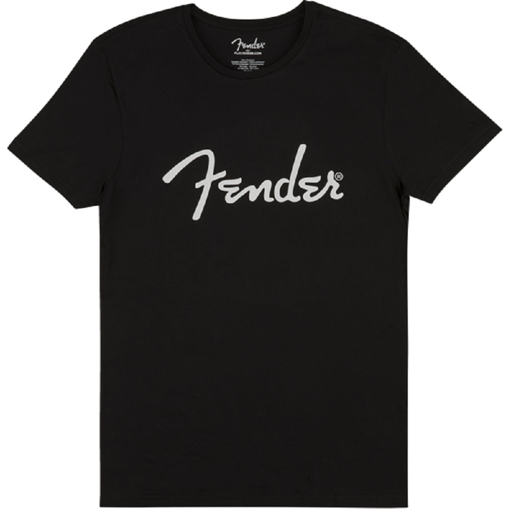 Fender Spaghetti Logo T-Shirt - T Shirts available at Foulds Guitars Derby