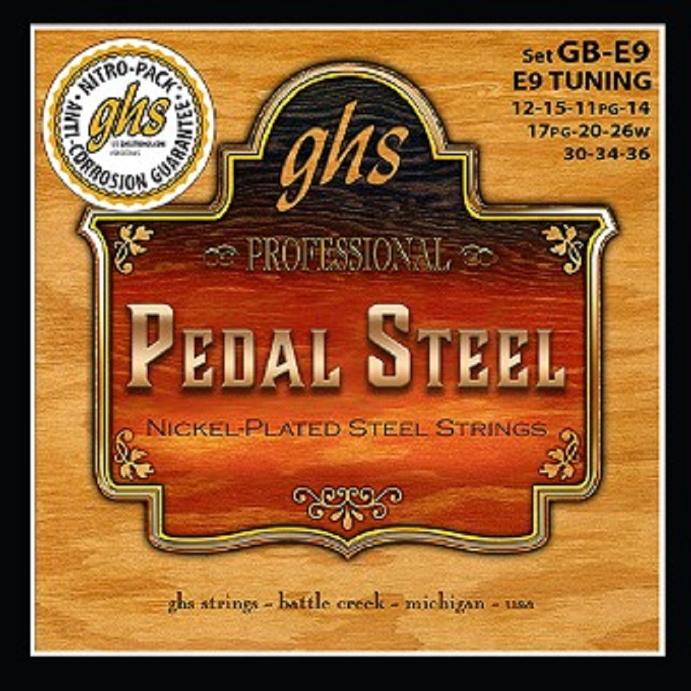 GHS Pedal Steel E9 12 - 36 - Pedal Steel Strings available at Foulds Guitars Derby