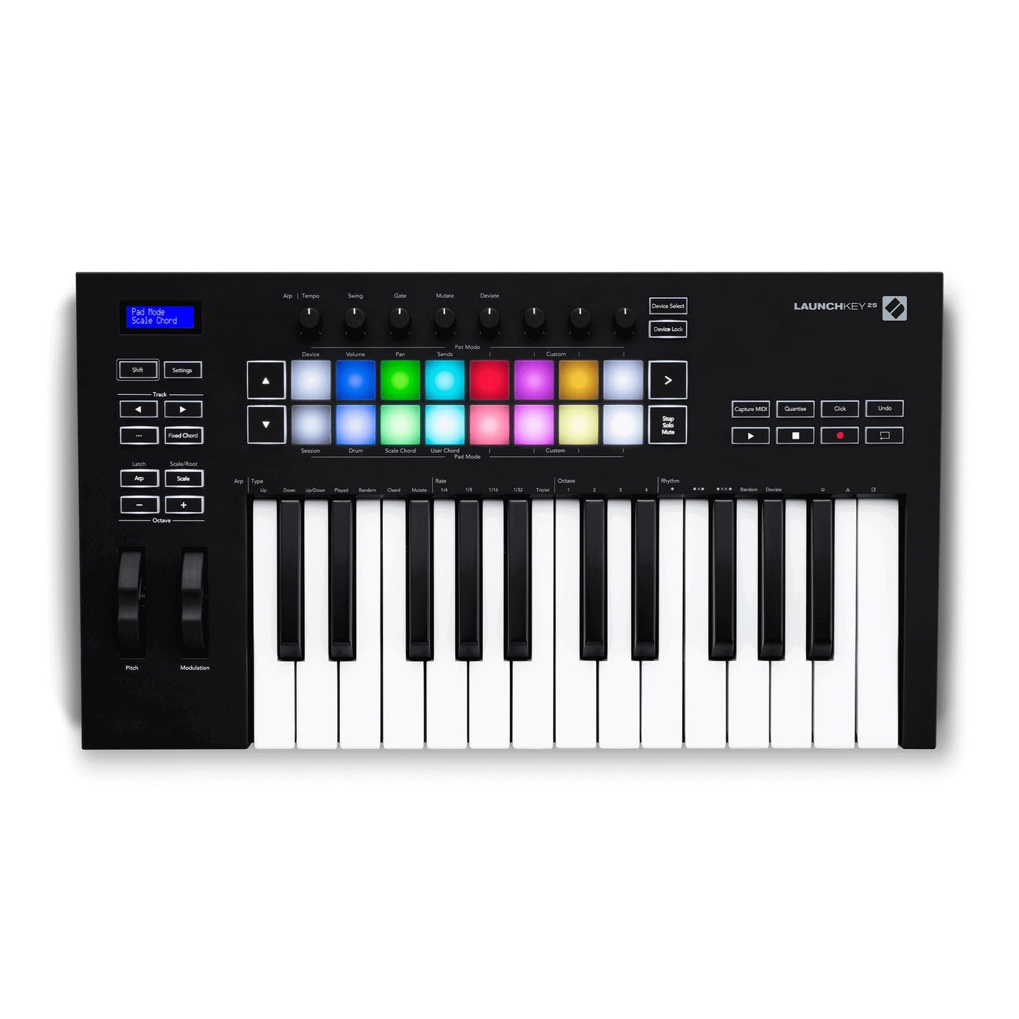 Novation Launchkey 25 Mk3 - Midi Controllers available at Foulds Guitars Derby