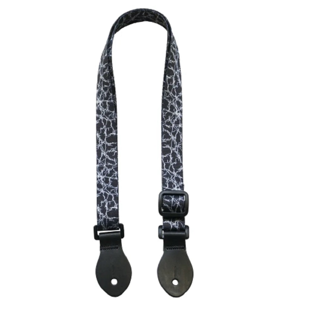 Leathergraft Uke Strap Barbed Wire - Straps available at Foulds Guitars Derby