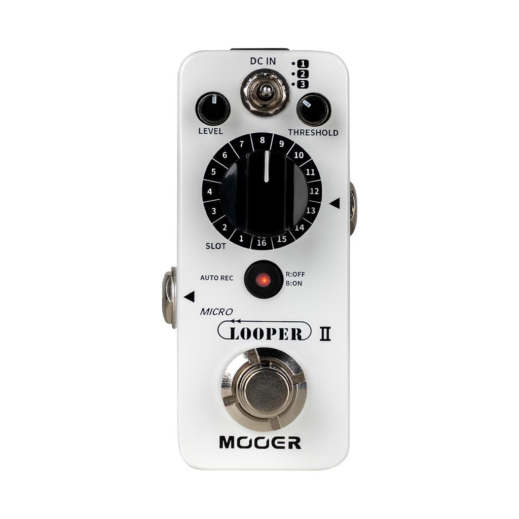 Mooer Micro Looper II - Guitar Pedals available at Foulds Guitars Derby