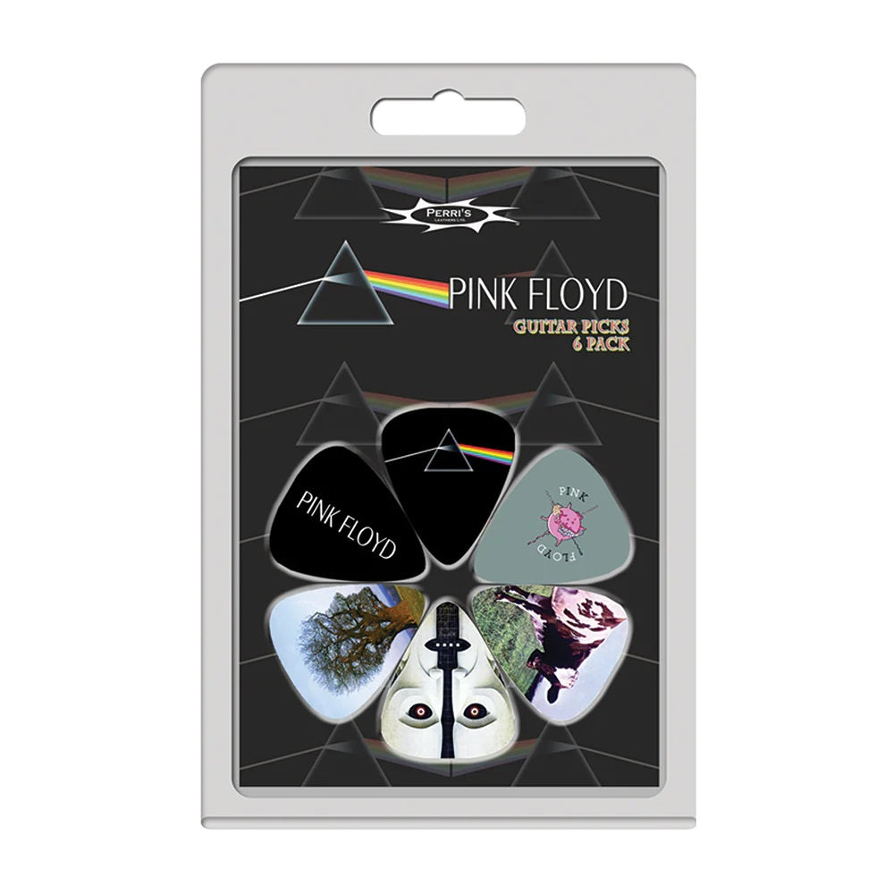 Perri's Pink Floyd Picks 6 Pack - Picks available at Foulds Guitars Derby