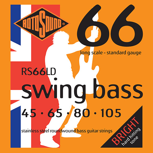 Rotosound RS66LD Swing Bass 45 - 105 - Bass Strings available at Foulds Guitars Derby